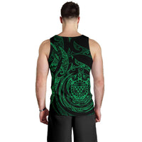Polynesian Hawaii Men's Tank Top - Green Turtle Tribal - Polynesian Pride