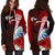 Federated States Of Micronesia Custom Personalised Hoodie Dress - Coat Of Arm With Hibiscus - Polynesian Pride