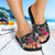 Yap Micronesian Slide Sandals - Turtle Floral - Polynesian Pride