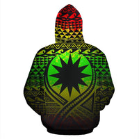 Nauru All Over Hoodie Lift up Reggae - Polynesian Pride