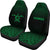 Hawaii Car Seat Covers - Polynesian Turtle Tattoo Fog Green - Polynesian Pride