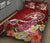 Tonga Quilt Bed Set - Turtle Plumeria (Red) - Polynesian Pride