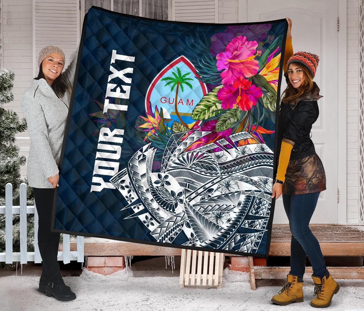 Guam Custom Personalised Premium Quilt - Summer - Polynesian Pride