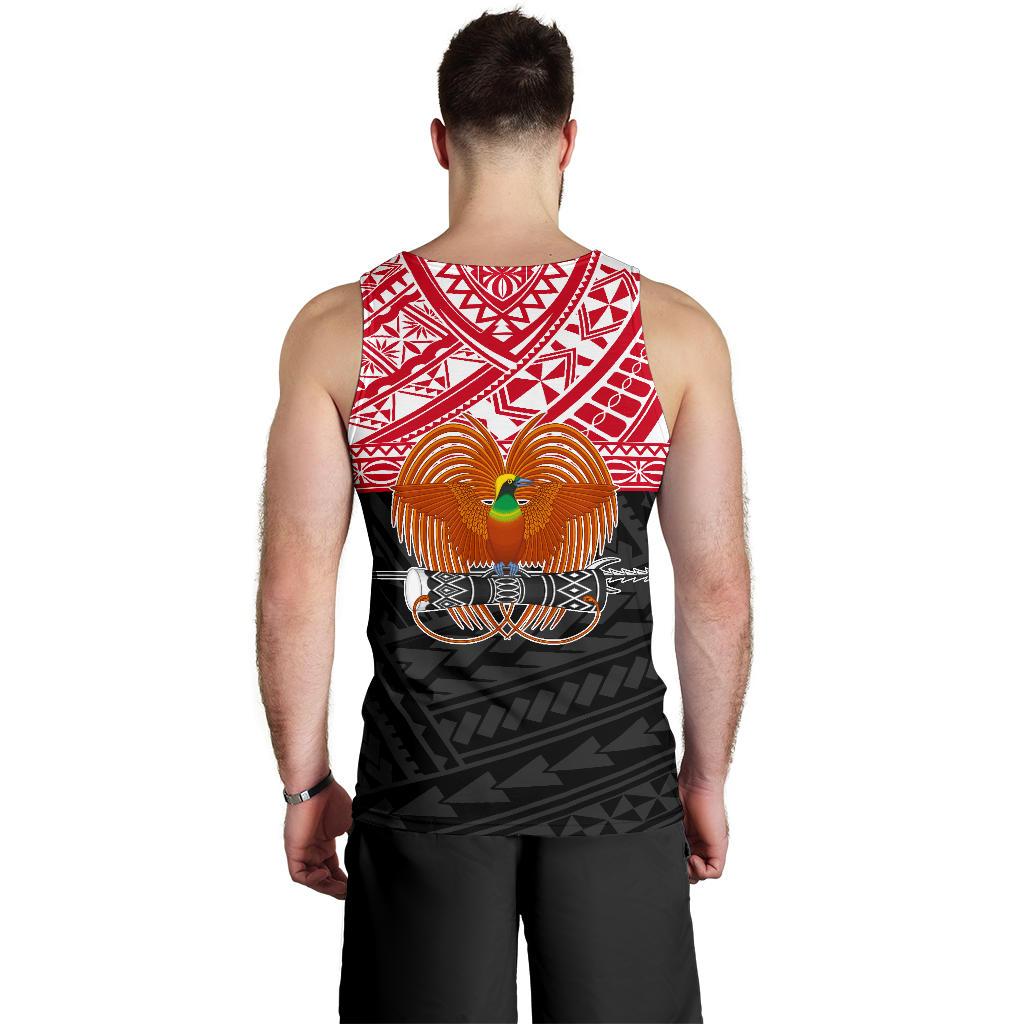 Papua New Guinea Men's Tank Top - Polynesian Design - Polynesian Pride