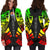 Tahiti Hoodie Dress - Polynesian Tattoo Reggae - Polynesian Pride