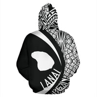 Lanai Kanaka Maoli Polynesian Hoodie Circle Style - Polynesian Pride
