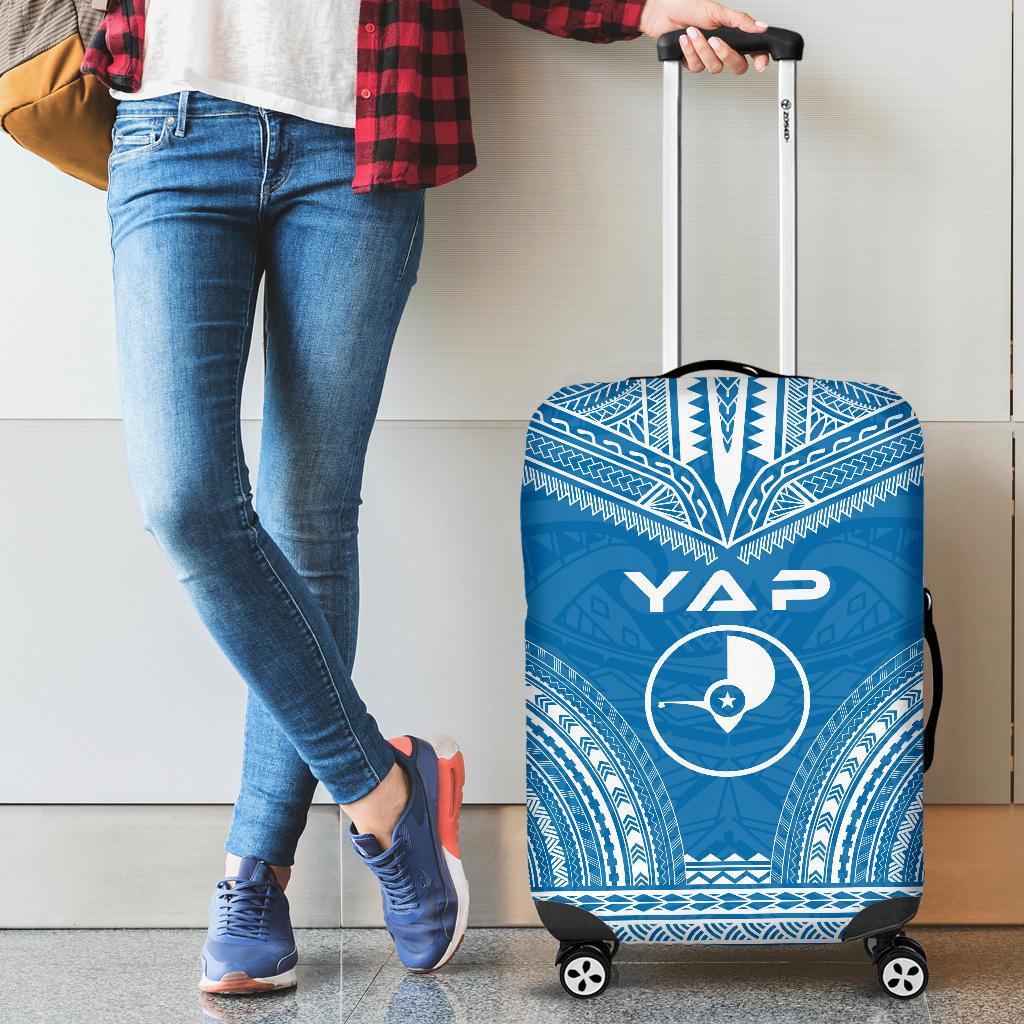 Yap Flag Polynesian Chief Luggage Cover - Polynesian Pride