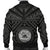 American Samoa Personalised Men's Bomber Jacket - Seal In Polynesian Tattoo Style ( Black) - Polynesian Pride