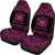 Samoa Polynesian Custom Personalised Car Seat Covers - Pride Pink Version - Polynesian Pride