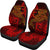 Fiji Car Seat Covers - Red Shark Polynesian Tattoo - Polynesian Pride