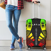 Society Islands Luggage Cover - Polynesian Tattoo Reggae - Polynesian Pride