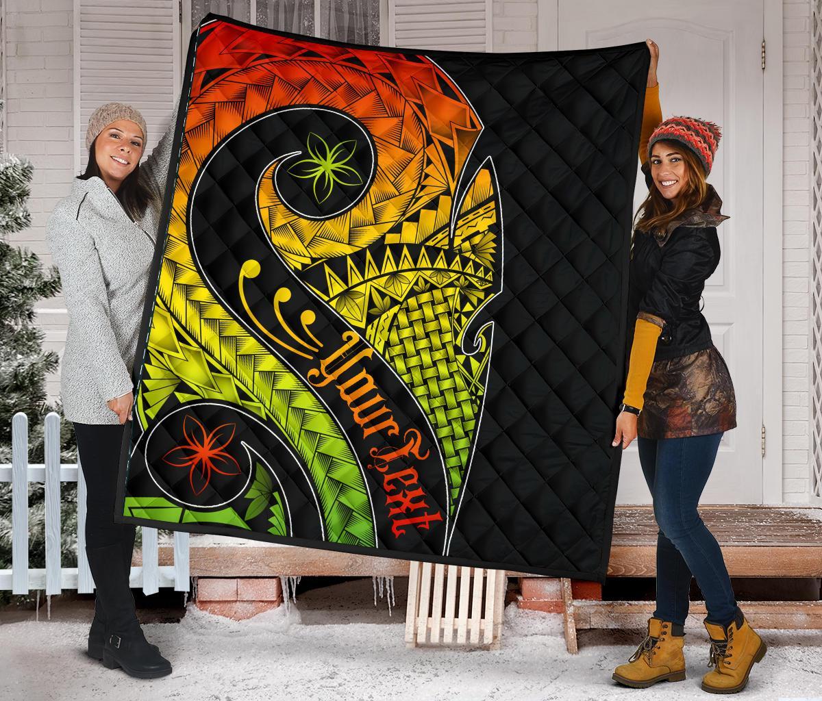 Guam Personalised Premium Quilt - Guam Polynesian Decorative Patterns - Polynesian Pride