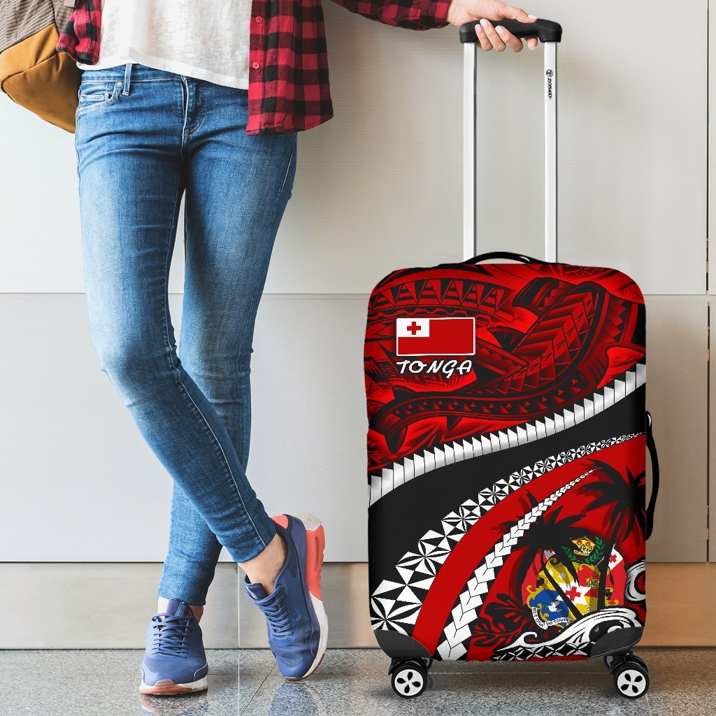 Tonga Polynesian Shark Tattoo Luggage Covers - Polynesian Pride