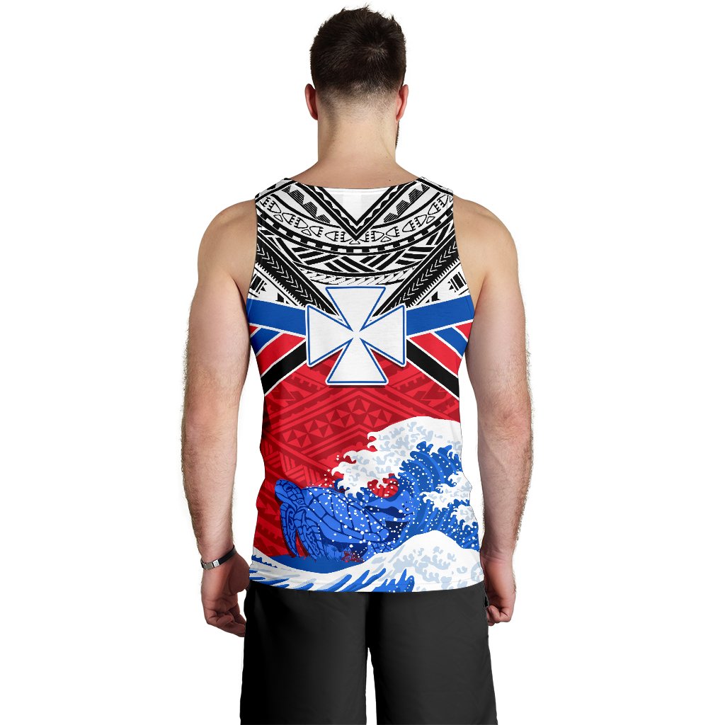 Wallis and Futuna Rugby Men Tank Top Spirit - Polynesian Pride