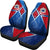 Samoa Car Seat Covers - Samoa Flag with Polynesian Patterns - Polynesian Pride