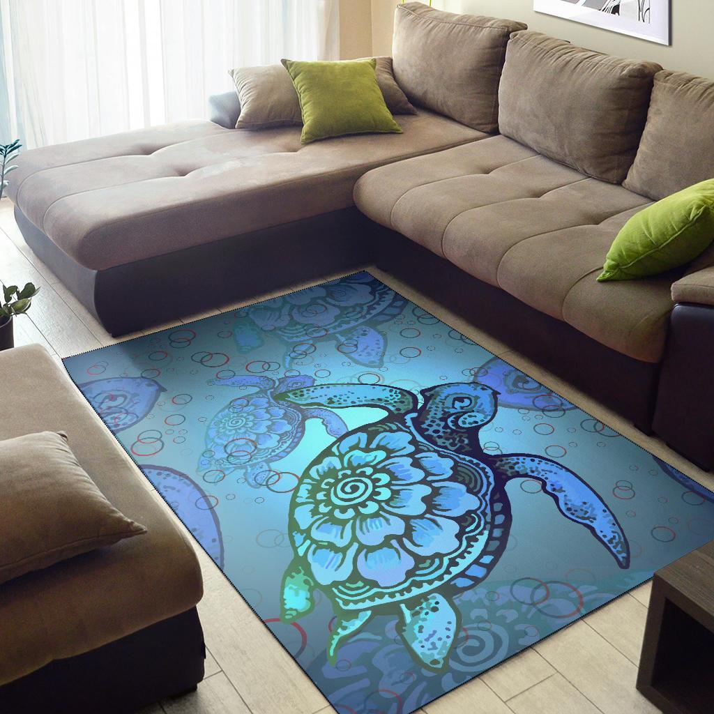 Turtle Beauty Area Rug AH - Polynesian Pride