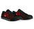 Tonga Polynesian Low Top Shoes - Red Plumeria - Polynesian Pride