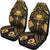 Samoa Polynesian Car Seat Covers - Samoa Gold Seal with Polynesian Tattoo - Polynesian Pride