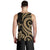 Palau Men's Tank Top - Gold Tentacle Turtle - Polynesian Pride