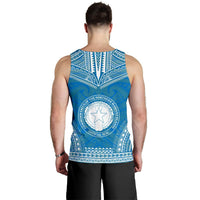 Northern Mariana Islands Men's Tank Top - Polynesian Chief Flag Version - Polynesian Pride