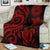 American Samoa Premium Blanket - Red Tentacle Turtle - Polynesian Pride