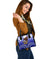 American Samoa Polynesian Shoulder Handbag - Bald Eagle (Blue) - Polynesian Pride