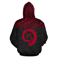 Vanuatu Polynesian Hoodie Red - Polynesian Pride