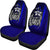 Chuuk Micronesian Car Seat Covers Blue - Turtle With Hook - Polynesian Pride