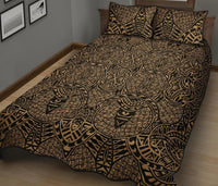 Hawaii Quilt Bed Set Polynesia Lauhala Mix AH - Polynesian Pride