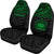 Samoa Custom Personalised Car Seat Covers - Samoa Green Coat Of Arms Polynesian Tattoo - Polynesian Pride