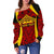 Hawaii Custom Personalised Women's Off Shoulder Sweater - Protect Mauna Kea - Polynesian Pride