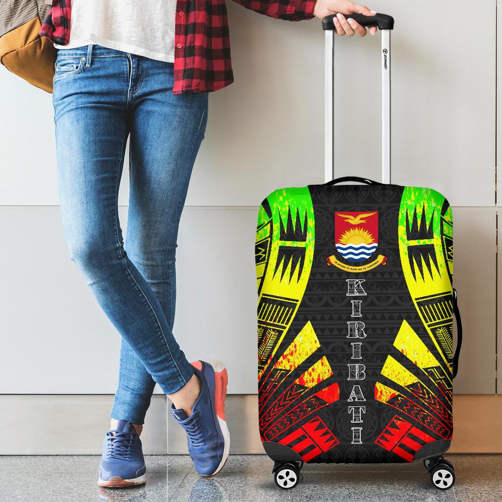 Kiribati Luggage Cover - Polynesian Tattoo Reggae - Polynesian Pride