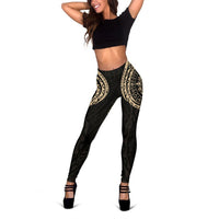 Polynesian Tattoo Style Legging 1 A7 - Polynesian Pride