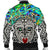 Integrity Maori Ta Moko Men Bomber Jacket Kiwi and Paua - Polynesian Pride