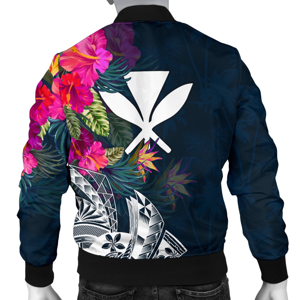 Polynesian Hawaii Custom Personalised Men's Bomber Jacket - Summer Vibes - Polynesian Pride