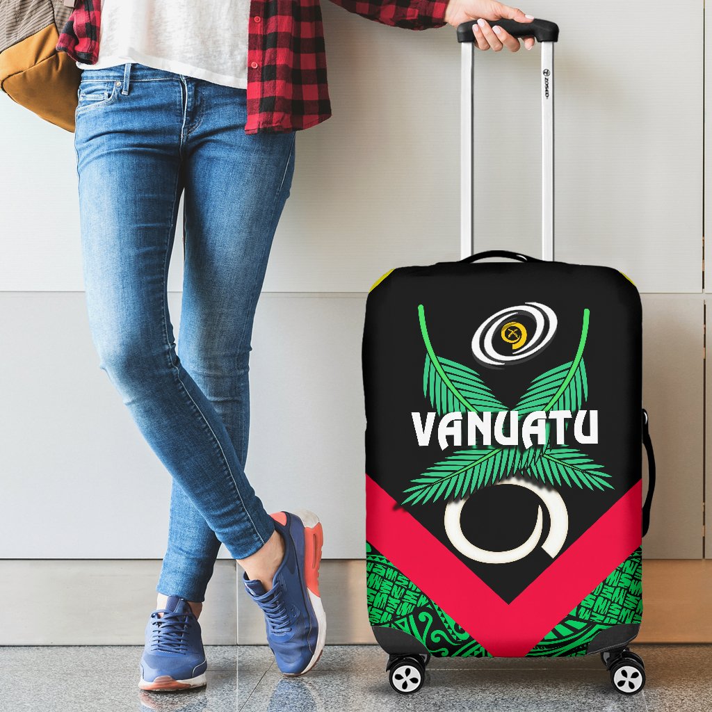 Vanuatu Rugby Luggage Covers Flag Style - Polynesian Pride