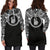 New Caledonia Women Hoodie Dress - New Caledonia Coat Of Arms Polynesian Black Color - Polynesian Pride