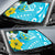 Chuuk Auto Sun Shades - Polynesian Pattern Aquamarine Stone Color - Polynesian Pride