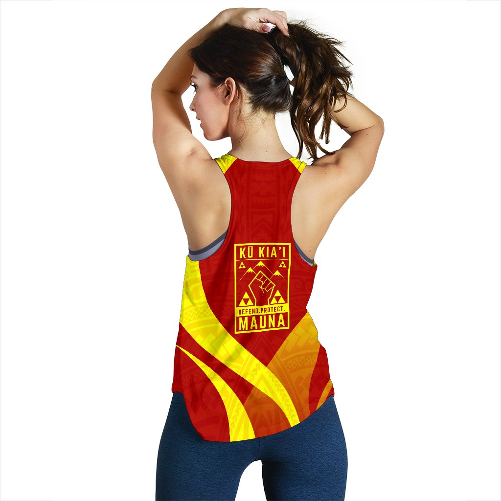 Mauna Kea Women's Racerback Tank 06 - Polynesian Pride