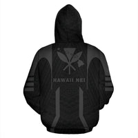 Hawaii Kanaka Polynesian Hoodie Grey - Polynesian Pride