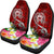 Samoa Car Seat Covers - Turtle Plumeria (Red) - Polynesian Pride