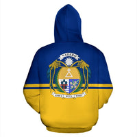 Nauru Hoodie Nauru Flag Coat of Arms Gods Will First - Polynesian Pride