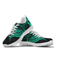 Polynesian Hawaii Sneakers - Polynesian Turquoise Humpback Whale - Polynesian Pride