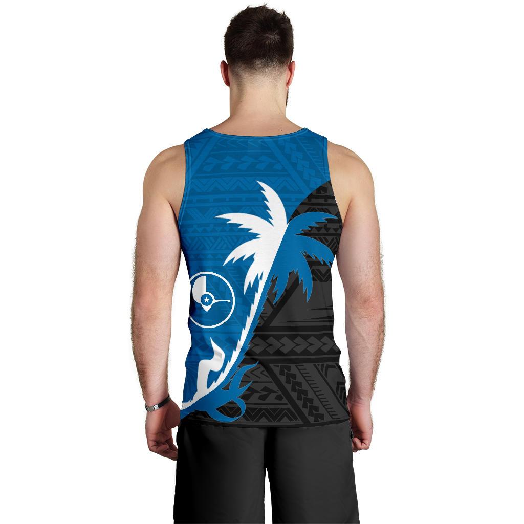 Yap Coconut Tree Men's Tank Top K4 - Polynesian Pride