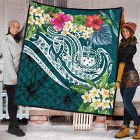 Samoa Polynesian Premium Quilt - Summer Plumeria - Polynesian Pride