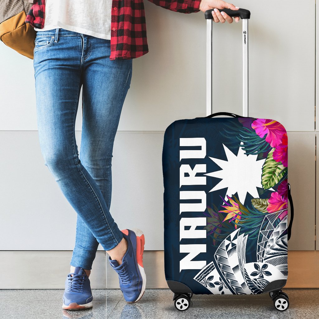Nauru Luggage Covers - Summer Vibes Blue - Polynesian Pride