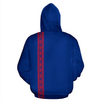 Samoa All Over Zip up Hoodie Polynesian Straight Version - Polynesian Pride