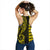 Hawaii Coat of Arm Women's Racerback Tank Yellow - Polynesian Pride