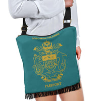 Solomon Islands Passport Crossbody Boho Handbag - Polynesian Pride