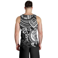 Pohnpei Polynesian Tank Top (Men) - Polynesian White Turtle - Polynesian Pride